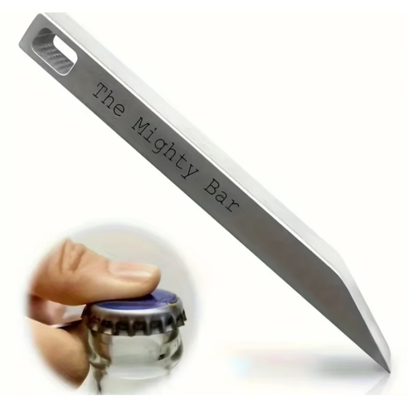 Edc Carry Knife - Mighty Bar zakmes & flesopener -
