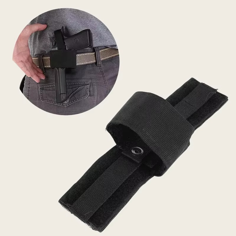 Edc Carry Gun - Outdoor verborgen draagtas taille pistoolhouder Lichtgewicht