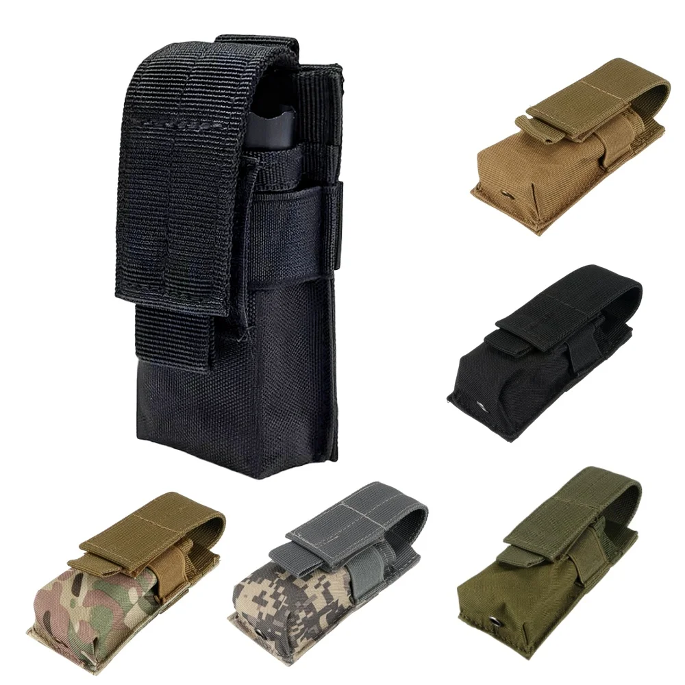 Edc Carry Knife - Molle Tactische M5 Zaklamp Pouch 9MM
