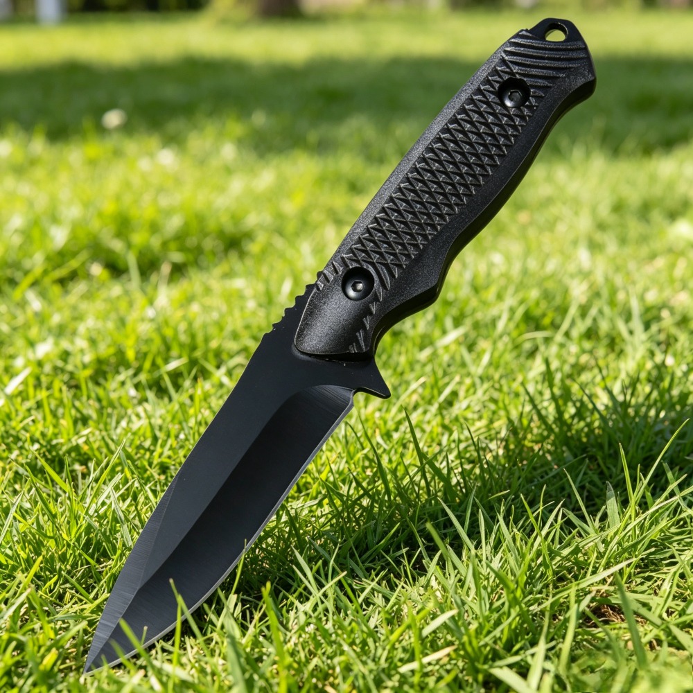 Edc Fixed Blade Deep Carry - Volledig geïntegreerd survivalmes, scherp vast mes