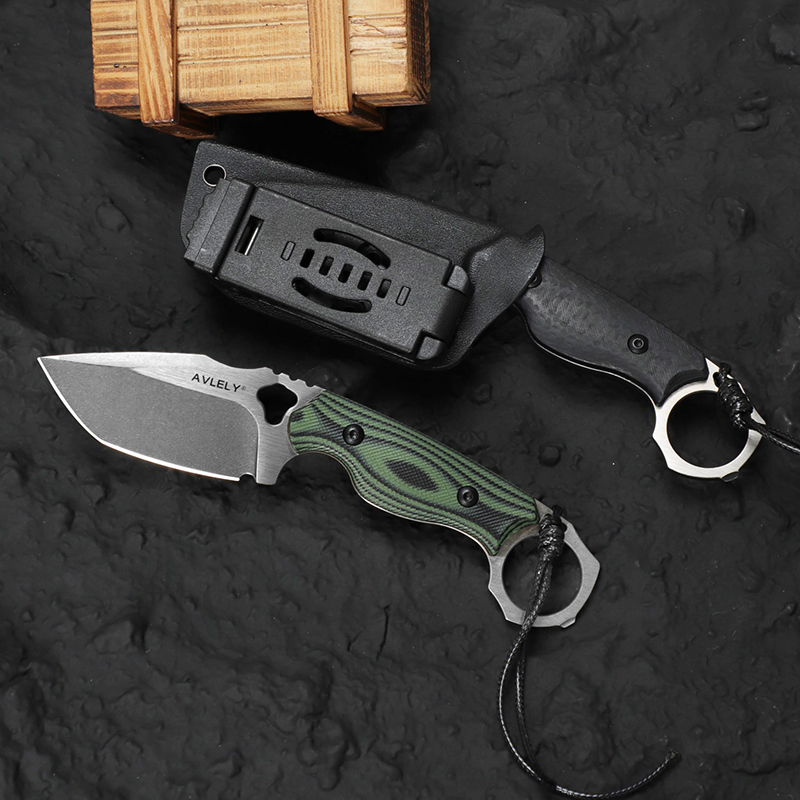Edc Fixed Blade Deep Carry - Staalmes met hoge hardheid van DC53