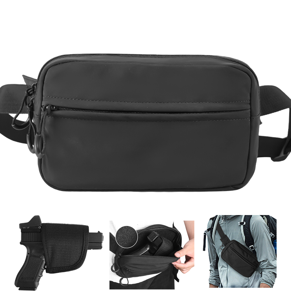 Edc Carry Gun - Tactische Crossbody Tas Pistool Heuptas Verborgen
