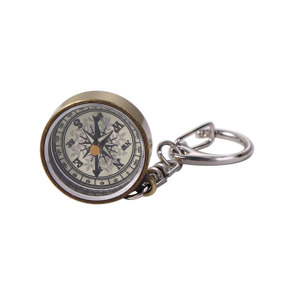 Goudkleurige navigatiehulpmidd - Compass Keychain Mini recensie en prijs