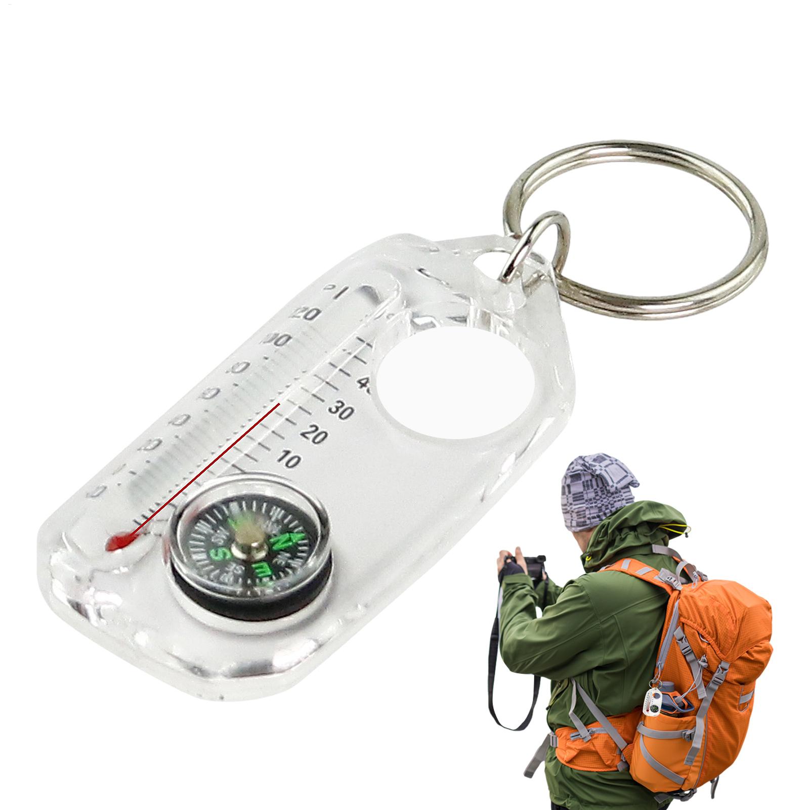 Multifunctionele mini-sleutelh - Compass Keychain Mini recensie en prijs