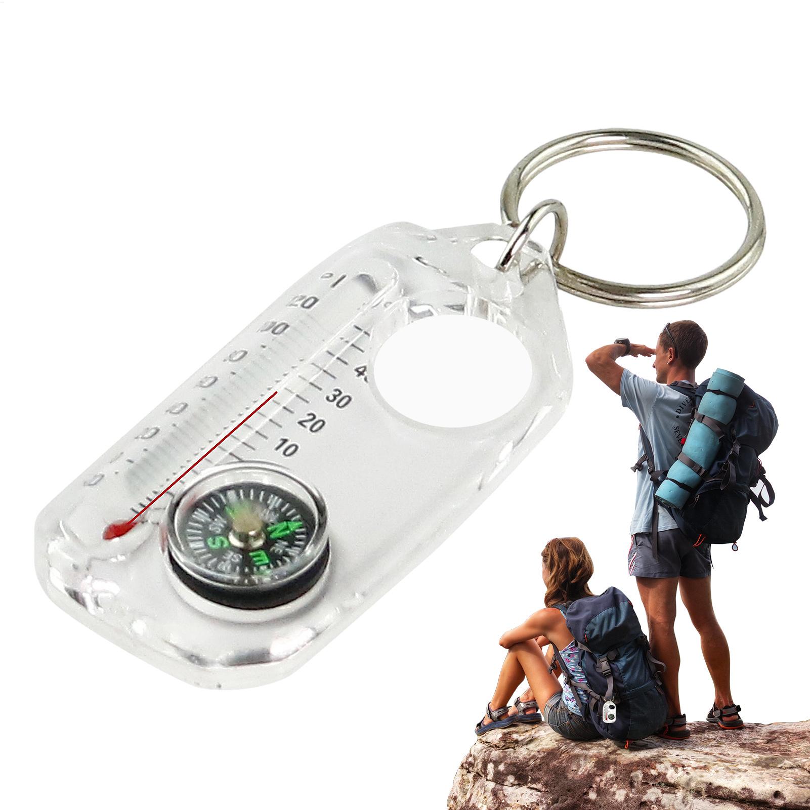 Multifunctionele mini-sleutelh - Compass Keychain Mini recensie en prijs