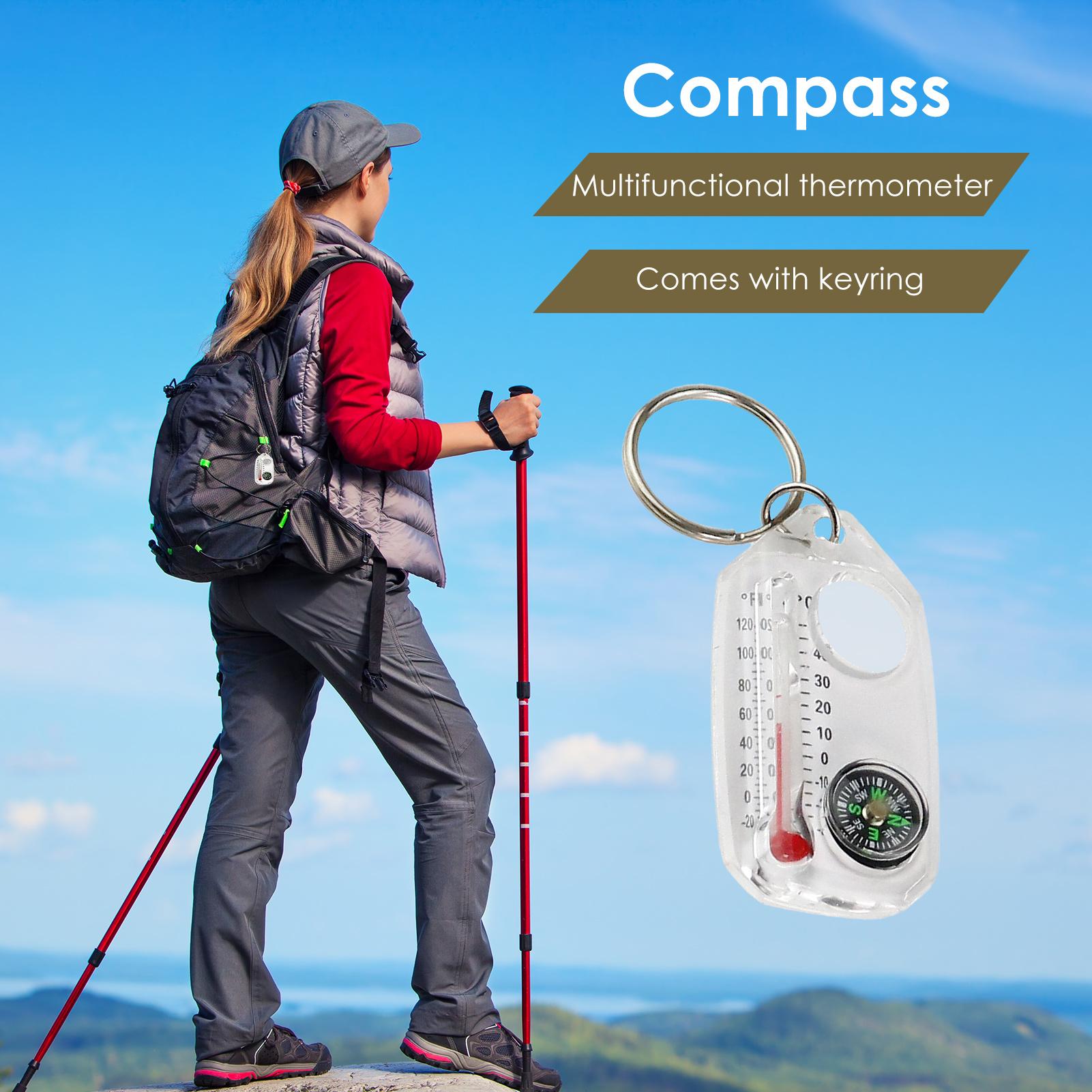 Multifunctionele mini-sleutelh - Compass Keychain Mini recensie en prijs