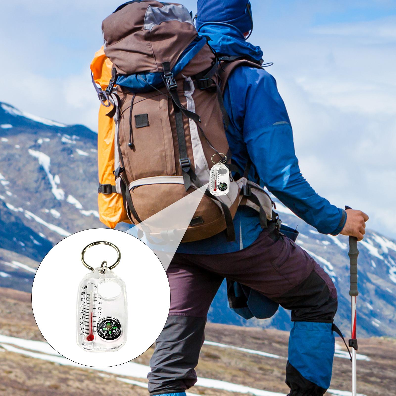Multifunctionele mini-sleutelh - Compass Keychain Mini recensie en prijs