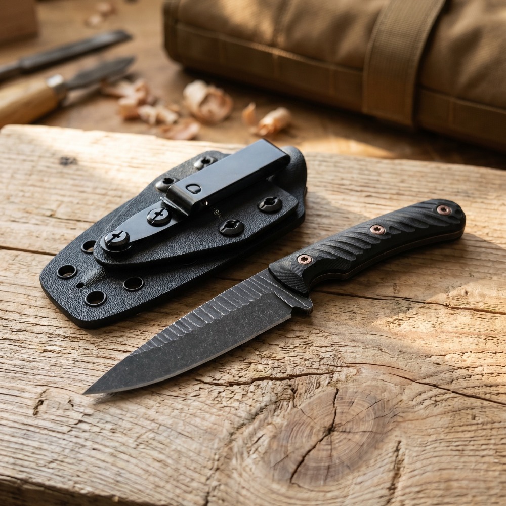 Volledig geïntegreerd bushcraf - Edc Fixed Blade Deep Carry recensie en prijs