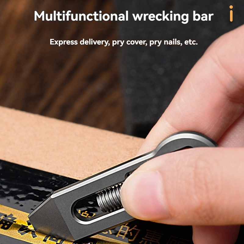 Titaniumlegering zeskantsleute - Titanium Pry Bar recensie en prijs