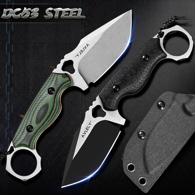 Staalmes met hoge hardheid van - Edc Fixed Blade Deep Carry recensie en prijs