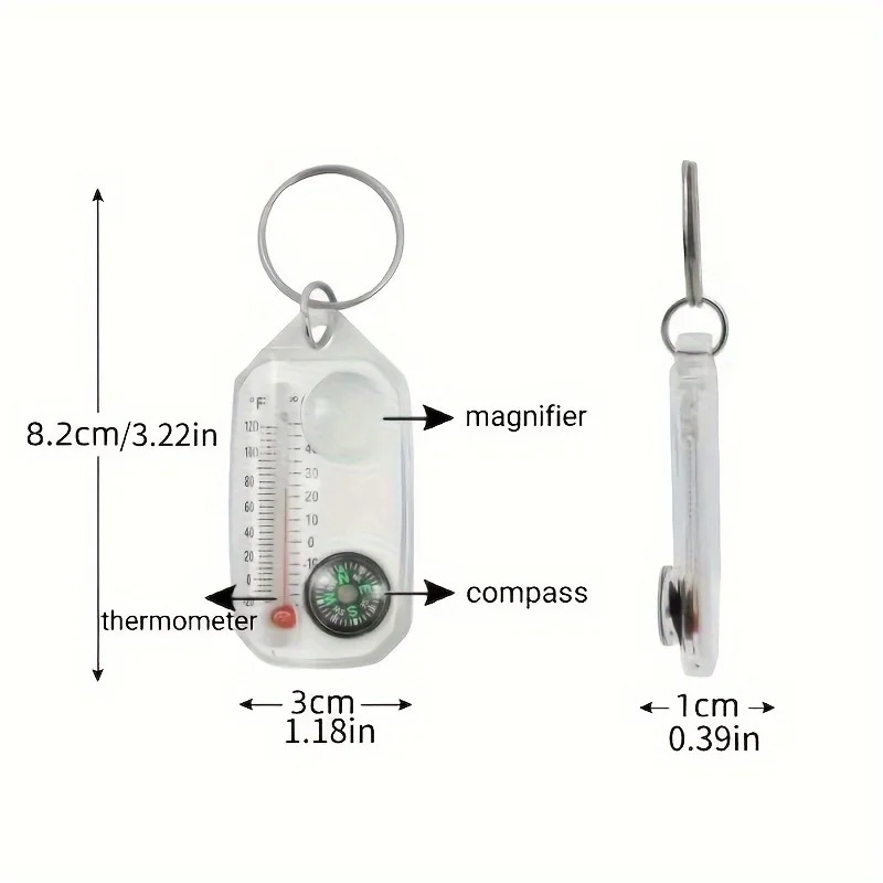 3-in-1 sleutelhangerkompas, dr - Compass Keychain Mini recensie en prijs