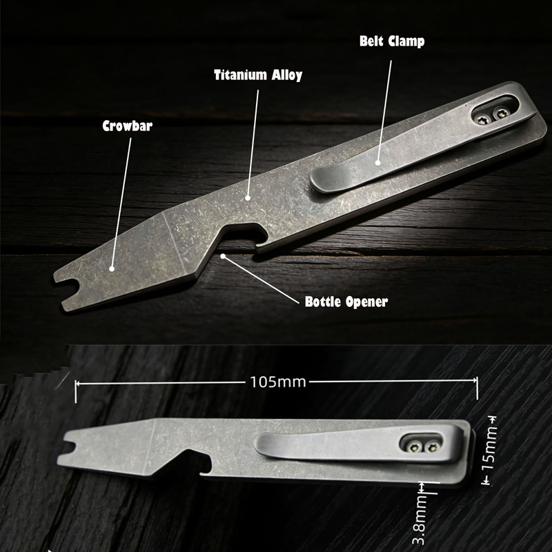 10,5 cm TC4 titaniumlegering b - Titanium Pry Bar recensie en prijs