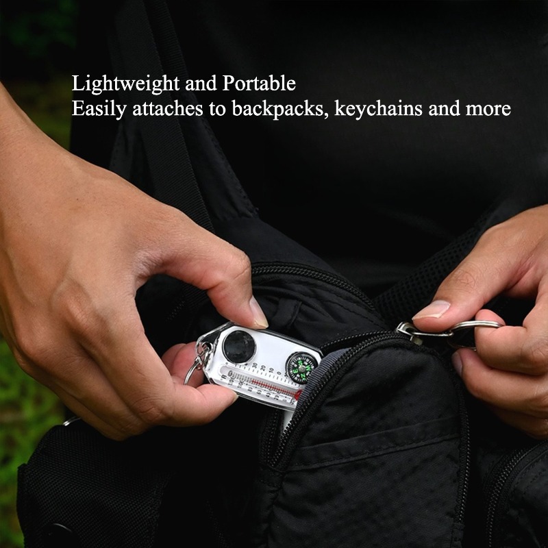 Outdoor overlevingskompas sleu - Compass Keychain Mini recensie en prijs
